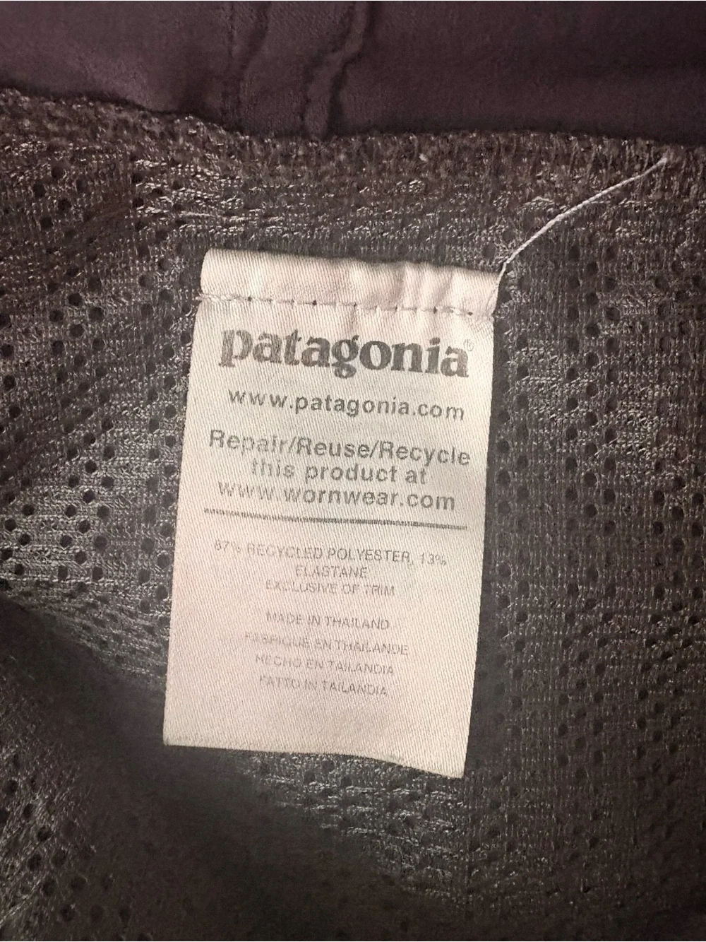 Patagonia Men's Black swim trunks Boardshorts